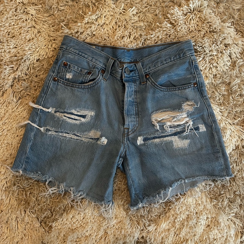 Levi’s 501 Distressed Denim Women's Shorts